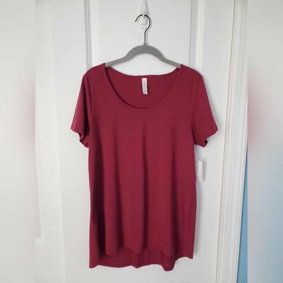 LuLaRoe Classic T - Maroon - Picture 2 of 4